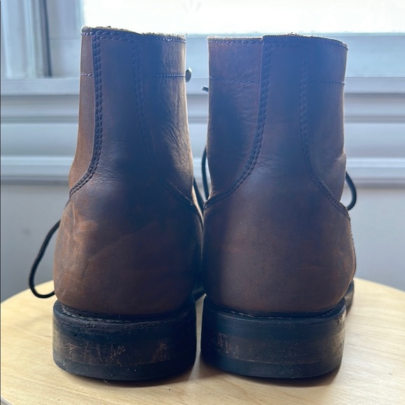 Thursday President Brown Leather Men's Boots - Picture 3 of 5